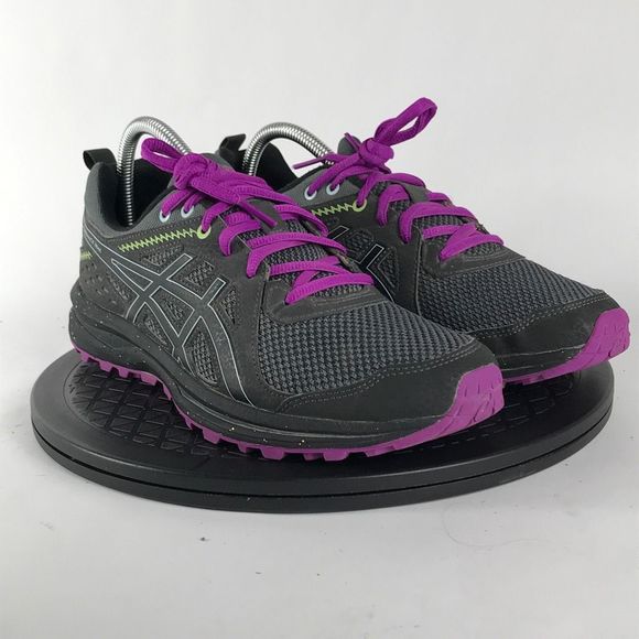 Asics Gel-Torrance Trail Gray/Purple Running Shoes 1022A240 Women’s Size 9.5 - Picture 3 of 12